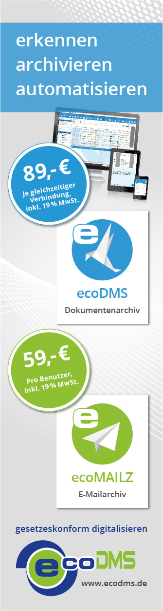netSoftec ist offizieller Reseller von ecoDMS